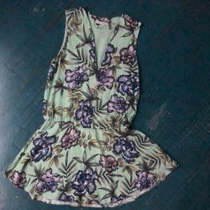 Alice + Olivia floral cotton dress